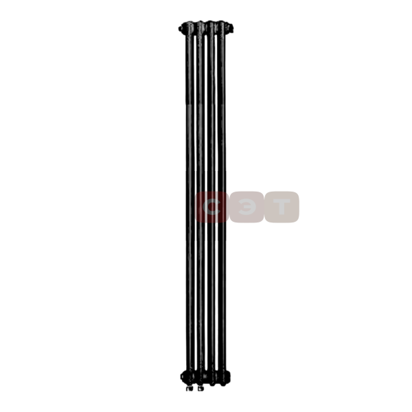 Радиатор стальной 2х трубный Rifar TUBOG АНТРАЦИТ 04 секции (в. 1800мм, подкл. -  донное левое/правое, ТЕРМОКЛАПАН)